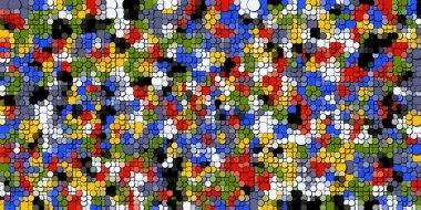 Soyut renkli tuval kare geometrik dikişsiz desen arka plan 