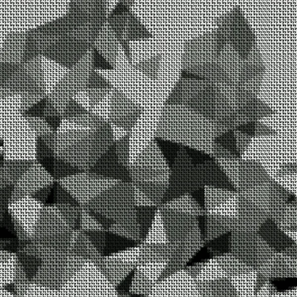 Abstrakcja kolorowy płótno kwadrat geometryczne bezszwowe tło wzór — Zdjęcie stockowe