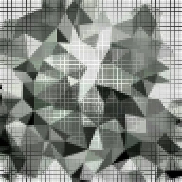 Abstracte kleurrijke canvas vierkante geometrische naadloze patroon achtergrond — Stockfoto