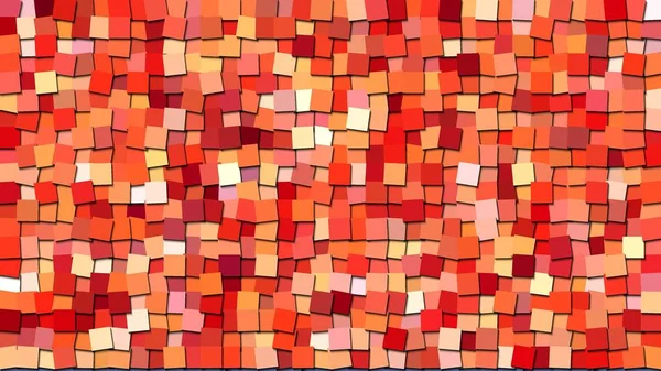 Abstracte kleurrijke canvas vierkante geometrische naadloze patroon achtergrond — Stockfoto