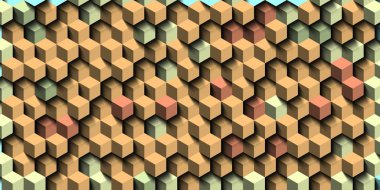 Soyut renkli petek bal dikişsiz desen altıgen mozaik 