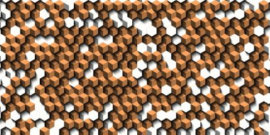 Soyut renkli petek bal dikişsiz desen altıgen mozaik 