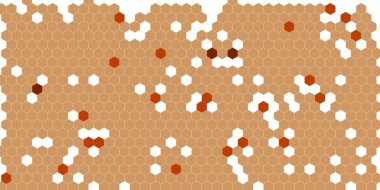 Soyut renkli petek bal dikişsiz desen altıgen mozaik 