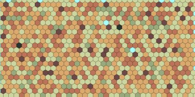 Soyut renkli petek bal dikişsiz desen altıgen mozaik 