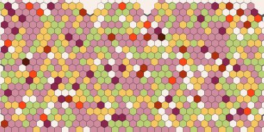 Soyut renkli petek bal dikişsiz desen altıgen mozaik 