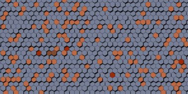 Soyut renkli petek bal dikişsiz desen altıgen mozaik 