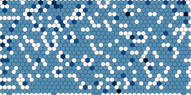 Soyut renkli petek bal dikişsiz desen altıgen mozaik 