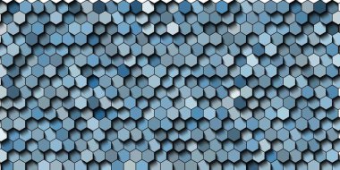 Soyut renkli petek bal dikişsiz desen altıgen mozaik 