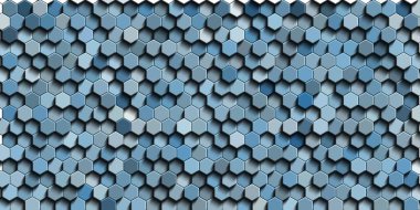 Soyut renkli petek bal dikişsiz desen altıgen mozaik 