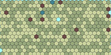 Soyut renkli petek bal dikişsiz desen altıgen mozaik 