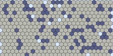 Soyut renkli petek bal dikişsiz desen altıgen mozaik 