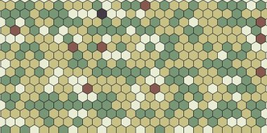 Soyut renkli petek bal dikişsiz desen altıgen mozaik 