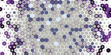 Soyut renkli petek bal dikişsiz desen altıgen mozaik 