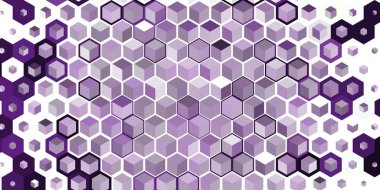 Soyut renkli petek bal dikişsiz desen altıgen mozaik 