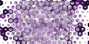 Soyut renkli petek bal dikişsiz desen altıgen mozaik 