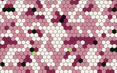 Soyut renkli petek bal dikişsiz desen altıgen mozaik 