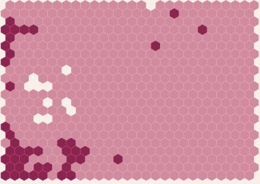 Soyut renkli petek bal dikişsiz desen altıgen mozaik 