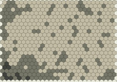 Soyut renkli petek bal dikişsiz desen altıgen mozaik 