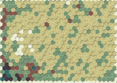 Soyut renkli petek bal dikişsiz desen altıgen mozaik 