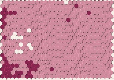 Soyut renkli petek bal dikişsiz desen altıgen mozaik 