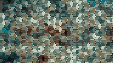 Soyut renkli petek bal dikişsiz desen altıgen mozaik 