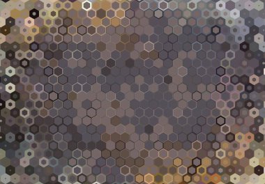 Soyut renkli petek bal dikişsiz desen altıgen mozaik 