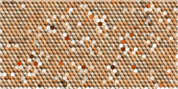 Abstracte kleurrijke honingraat honing naadloze patroon zeshoek mozaïek — Stockfoto