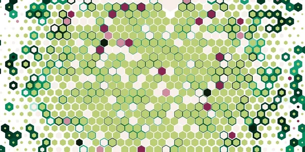 Abstrait miel nid d'abeille coloré motif sans couture mosaïque hexagone — Photo