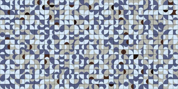 Abstracte kleurrijke canvas vierkante geometrische naadloze patroon achtergrond — Stockfoto