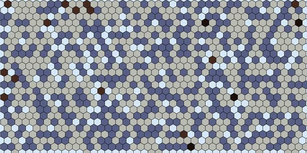Abstrato colorido mel favo de mel sem costura padrão hexágono mosaico — Fotografia de Stock