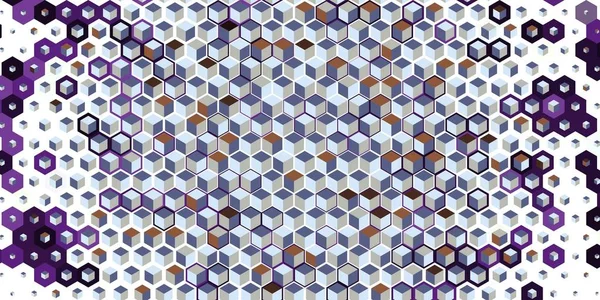 Abstract colorful honeycomb honey seamless pattern hexagon mosaic — Stock Photo, Image