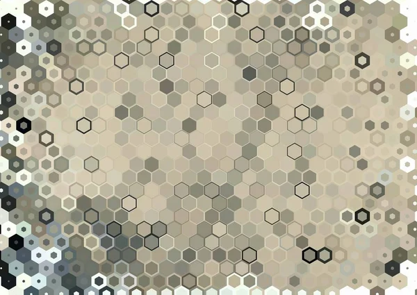 Abstrakte bunte Waben Honig nahtlose Muster Sechseck-Mosaik — Stockfoto