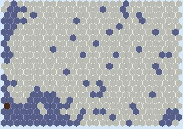Αφηρημένο πολύχρωμο κηρήθρα μέλι χωρίς συγκόλληση μοτίβο εξάγωνο μωσαϊκό — Φωτογραφία Αρχείου