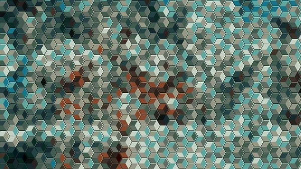 Abstrakt färgglada Honeycomb honung sömlösa mönster Hexagon mosaik — Stockfoto