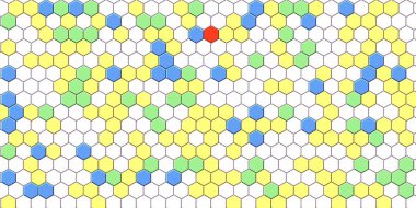 Petek altın ızgara dikişsiz arka plan veya Altıgen hücre 