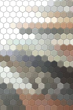 Petek altın ızgara dikişsiz arka plan veya Altıgen hücre 