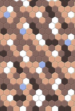 Petek altın ızgara dikişsiz arka plan veya Altıgen hücre 