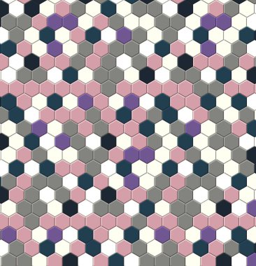 Petek altın ızgara dikişsiz arka plan veya Altıgen hücre 