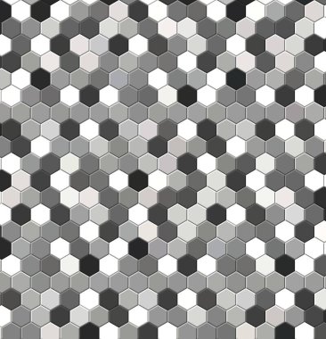 Petek Açık Gri, Gümüş, ızgara dikişsiz arka plan veya Altıgen hücre 