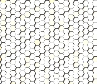 Petek Açık Gri, Gümüş, ızgara dikişsiz arka plan veya Altıgen hücre 