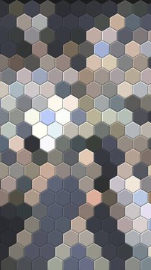 Petek Koyu mavi, ızgara dikişsiz arka plan veya Altıgen hücre 