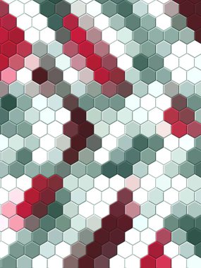 Petek Koyu kırmızı, ızgara dikişsiz arka plan veya Altıgen hücre 