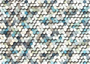 Petek altın ızgara dikişsiz arka plan veya Altıgen hücre 