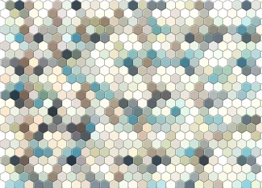 Petek altın ızgara dikişsiz arka plan veya Altıgen hücre 