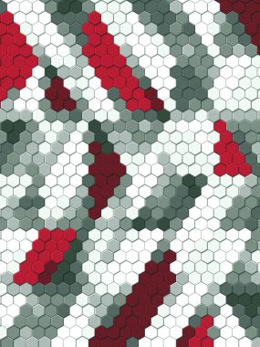 Petek Koyu kırmızı, ızgara dikişsiz arka plan veya Altıgen hücre 