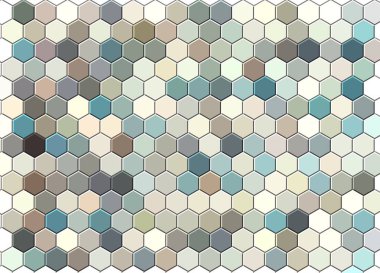 Petek altın ızgara dikişsiz arka plan veya Altıgen hücre 