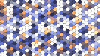 Petek altın ızgara dikişsiz arka plan veya Altıgen hücre 