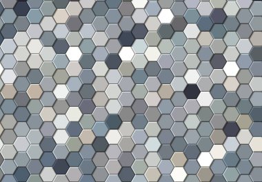 Petek altın ızgara dikişsiz arka plan veya Altıgen hücre 