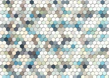 Petek altın ızgara dikişsiz arka plan veya Altıgen hücre 