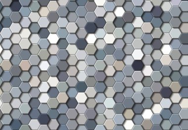 Petek altın ızgara dikişsiz arka plan veya Altıgen hücre 